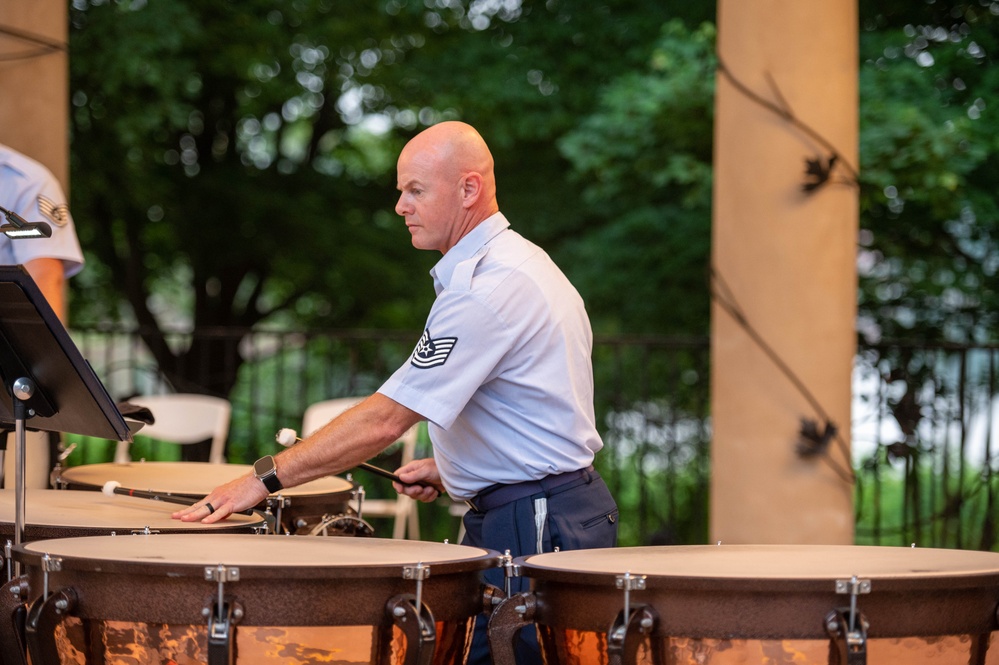 Air National Guard Band of the South and Midwest play at Furman University