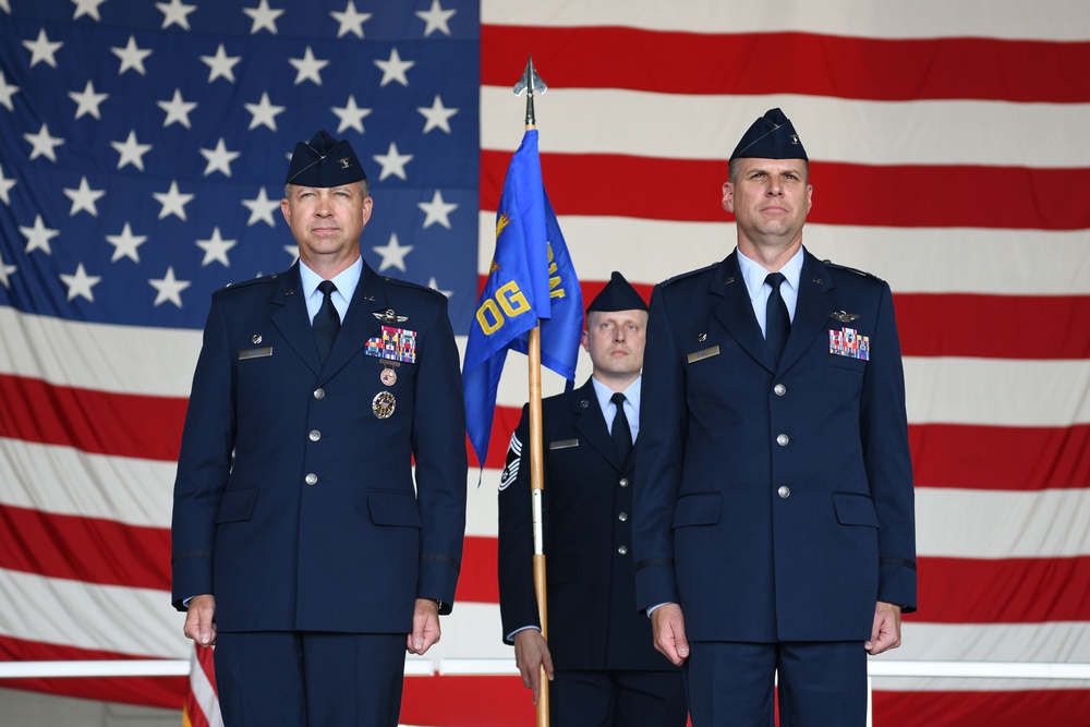 319th Operations Group assumption of command ceremony