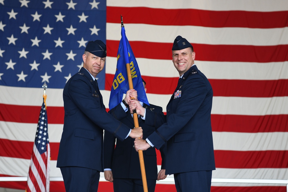 319th Operations Group assumption of command ceremony