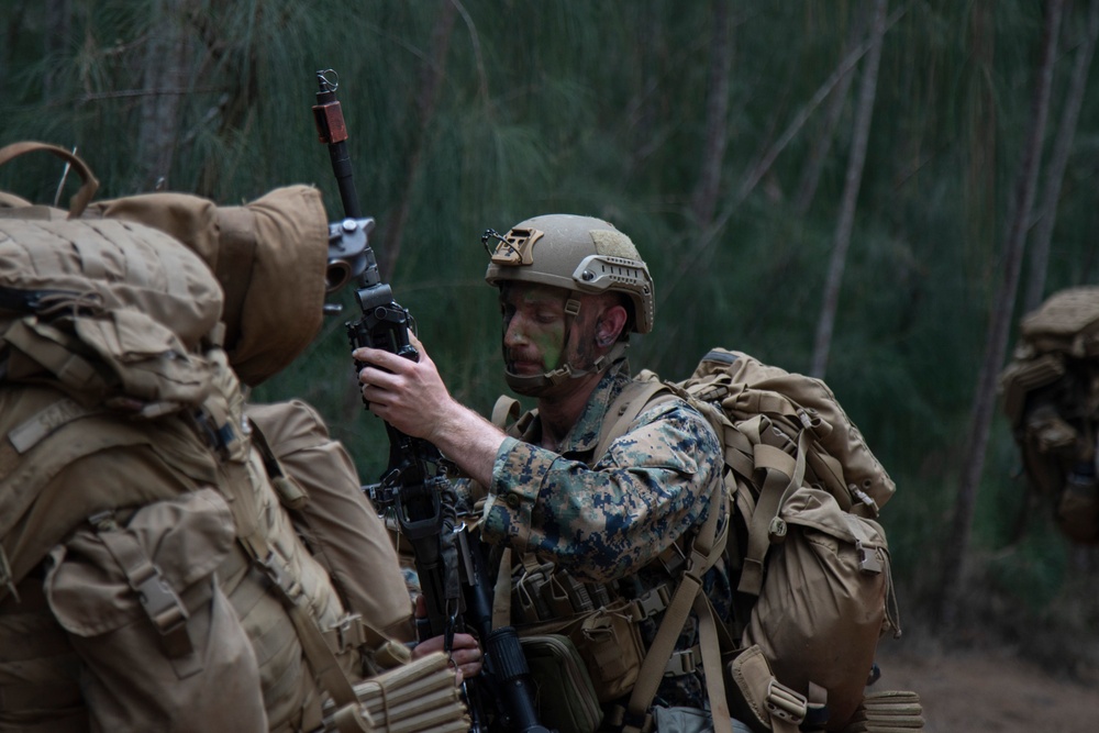 AIMC Patrol Field Leadership Course at Kahuku Training Area