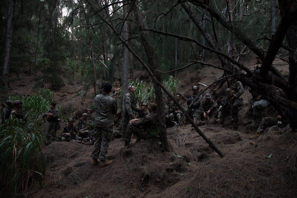 AIMC Patrol Field Leadership Course at Kahuku Training Area