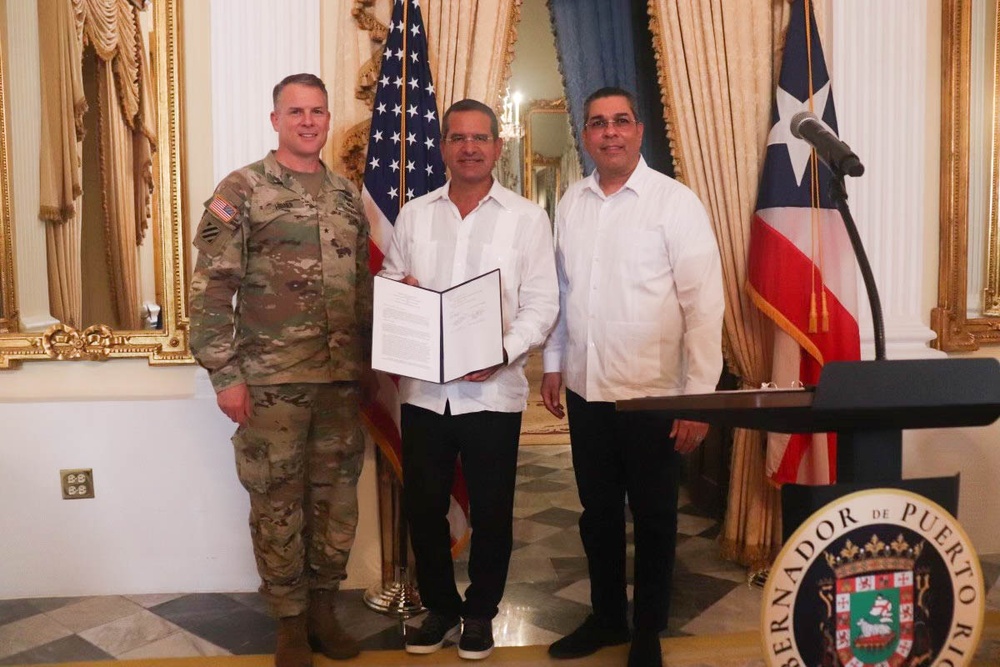 USACE and PREPA signs Memorandum of Agreement for Permanent Repairs at the Guajataca Dam in Isabela