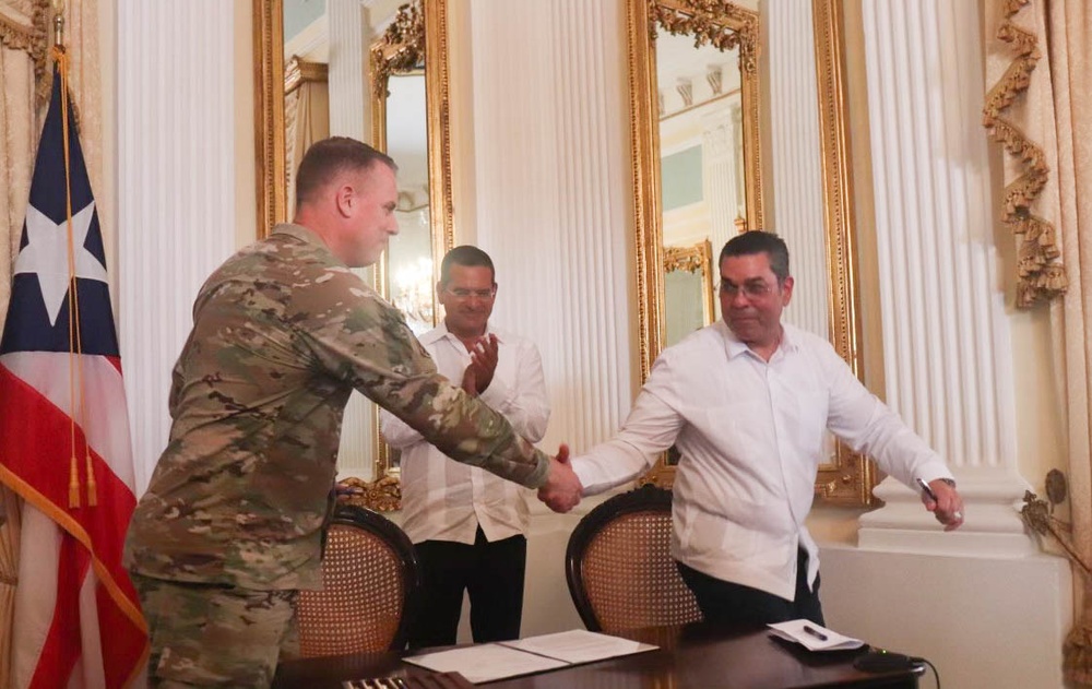 USACE and PREPA signs Memorandum of Agreement for Permanent Repairs at the Guajataca Dam in Isabela