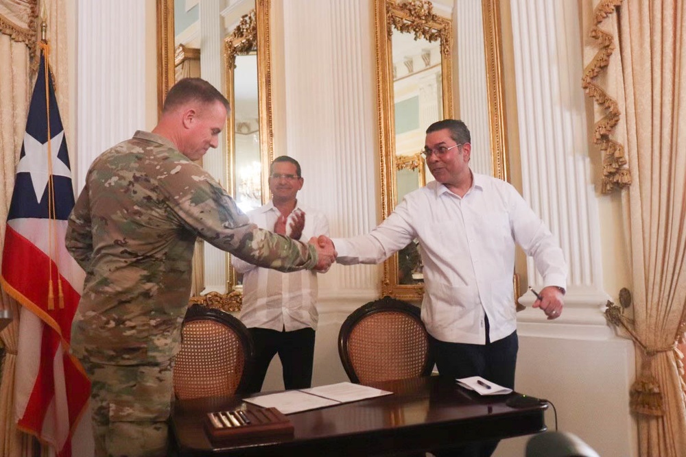 USACE and PREPA signs Memorandum of Agreement for Permanent Repairs at the Guajataca Dam in Isabela