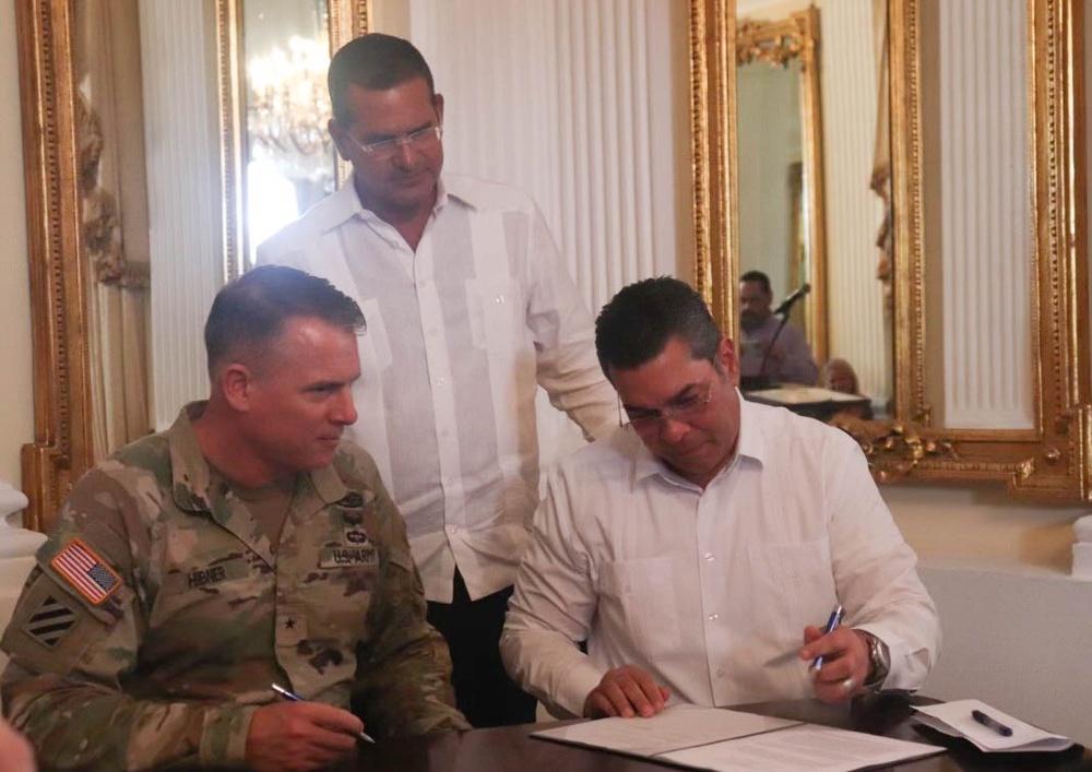 USACE and PREPA signs Memorandum of Agreement for Permanent Repairs at the Guajataca Dam in Isabela