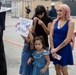 USS Decatur Family Members Wait to Greet Sailor