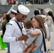 USS Decatur Sailor Greets Family After Returning from Deployment