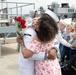 USS Decatur Sailor Greets His Wife After Returning from Deployment