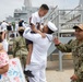 USS Decatur Sailor Embrace Family After Returning from Deployment