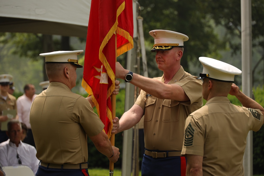 Marine recruiting commander passes on responsibility of Northeast US