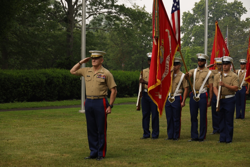 Marine recruiting commander passes on responsibility of Northeast US