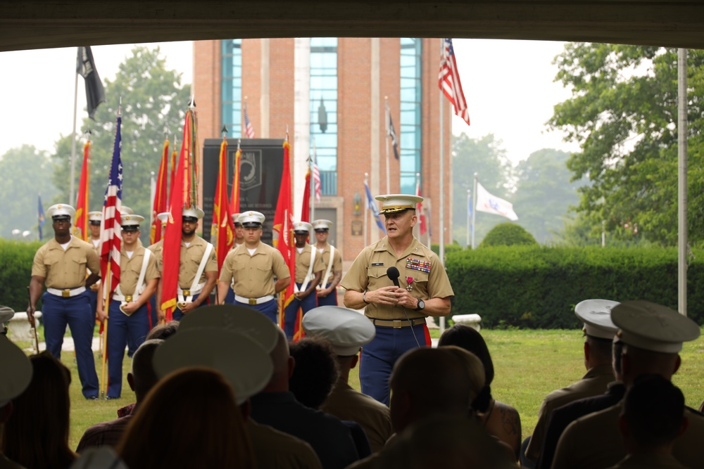 Marine recruiting commander passes on responsibility of Northeast US