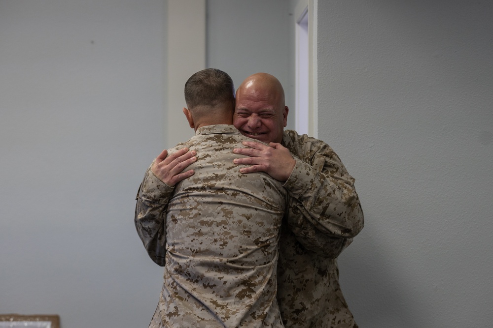 U.S. Marine Corps Lt. Col. David M. Blankenship honorably retires after 20 years of service