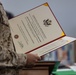 U.S. Marine Corps Lt. Col. David M. Blankenship honorably retires after 20 years of service