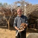 Farmer and his Goat at USAID-supported SMSA El Mouzeraa Agriculture Cooperative