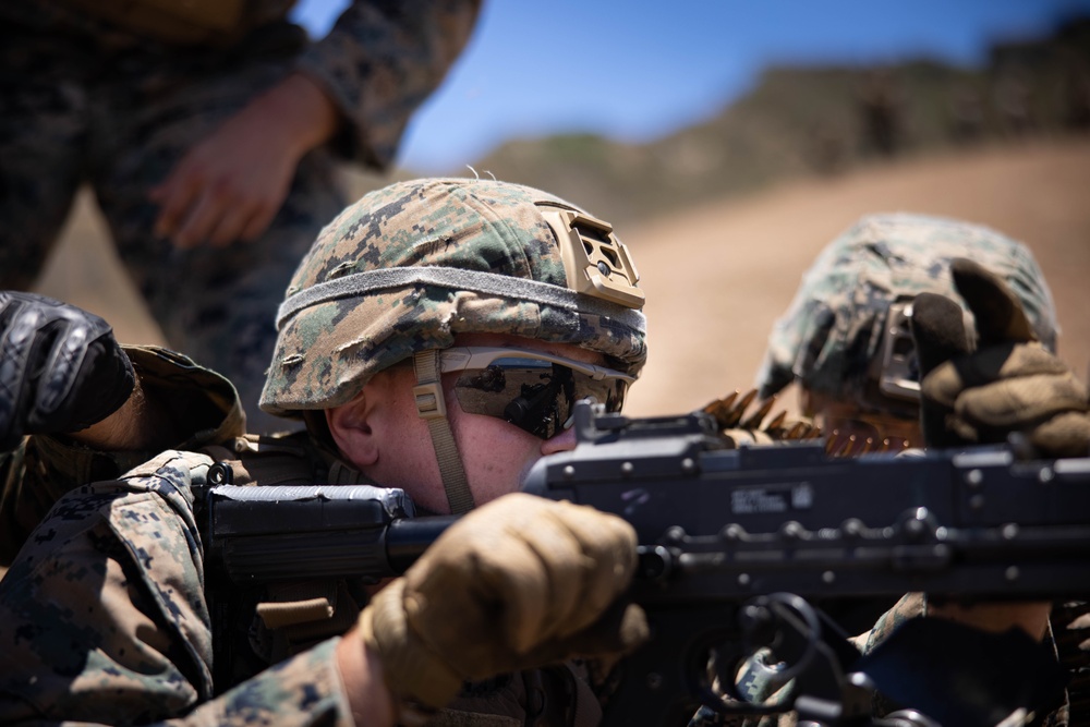 3d MLR Conducts Machine Gun Range at Marine Corps Base Hawaii