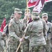 Leaders uncase colors for the Medical Readiness Brigade, NCR