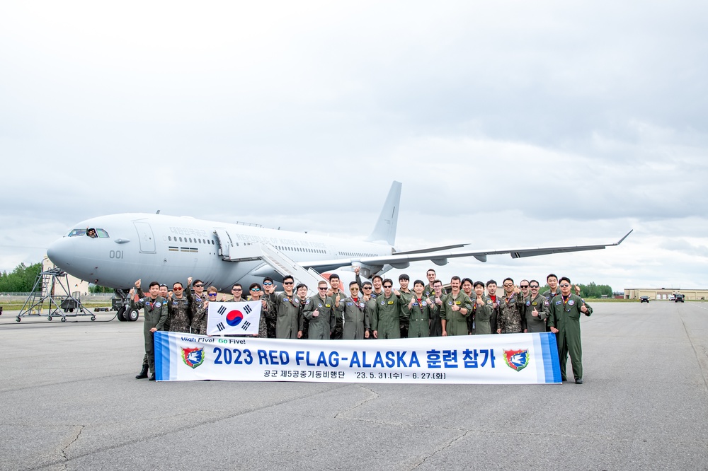 168th Wing and allies deliver vital aerial refueling operations at Red Flag Alaska 23-2