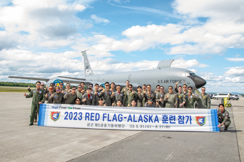 168th Wing and allies deliver vital aerial refueling operations at Red Flag Alaska 23-2