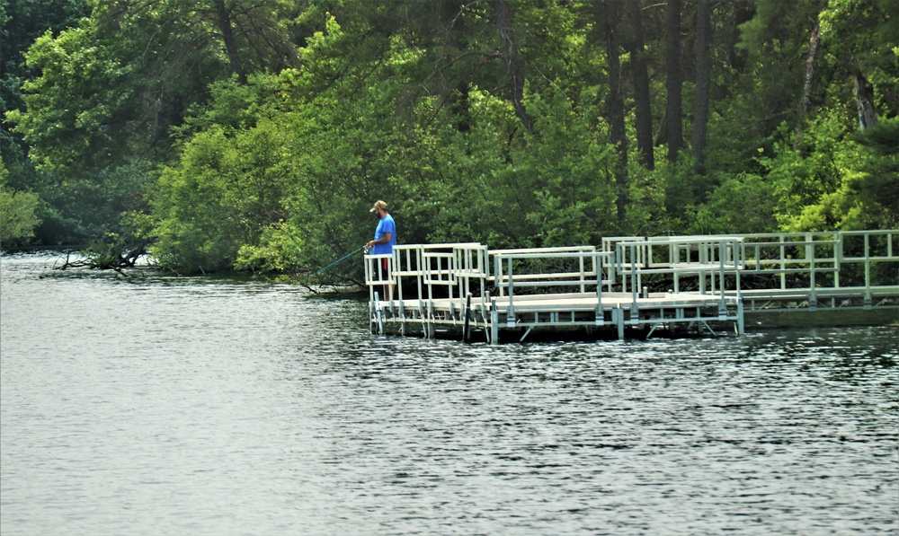 Fishing at Fort McCoy