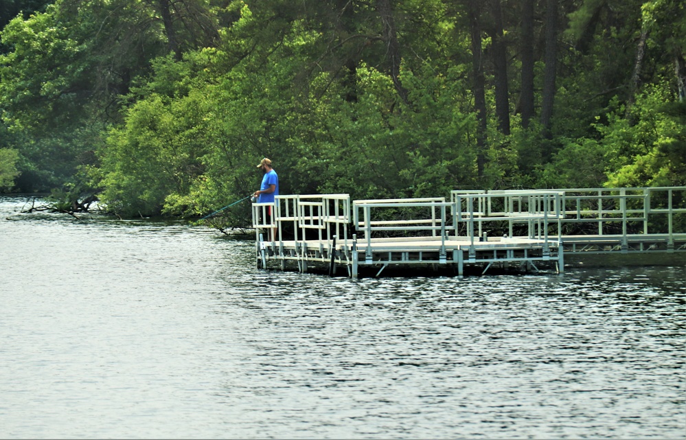 Fishing at Fort McCoy