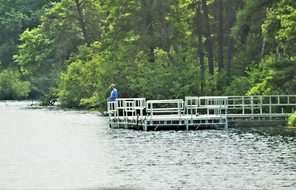 Fishing at Fort McCoy