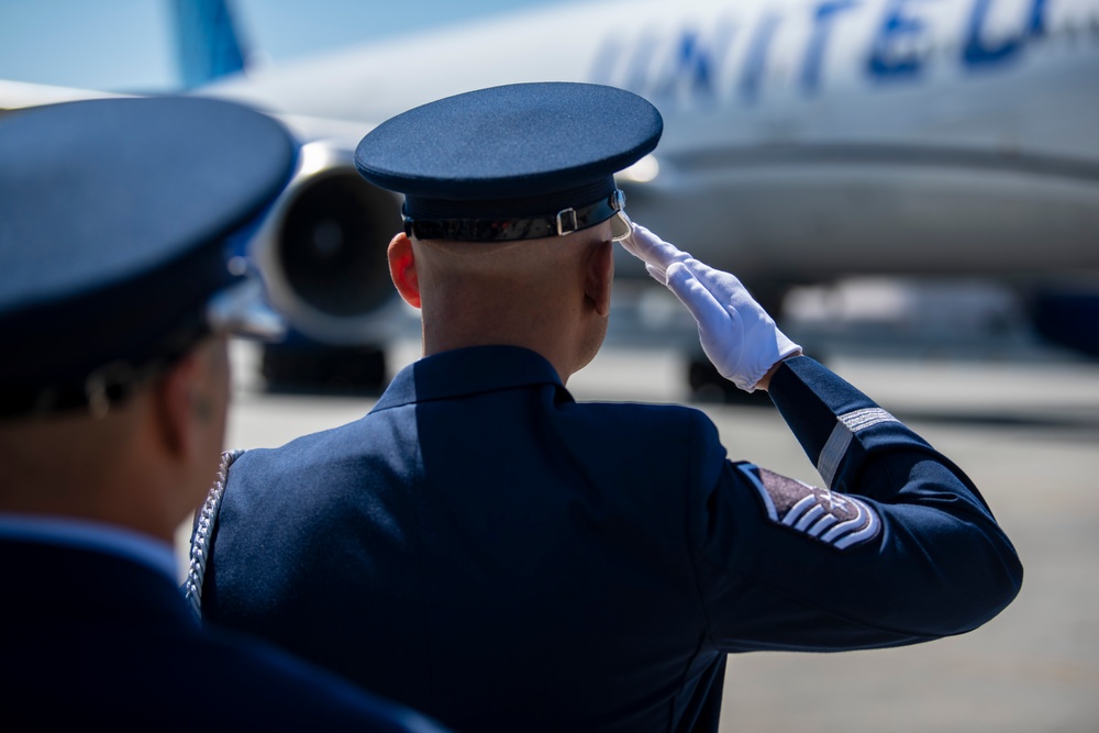 USAF Col. Ernest De Soto Dignified Arrival