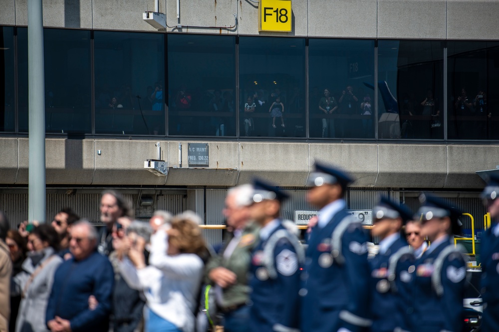 USAF Col. Ernest De Soto Dignified Arrival