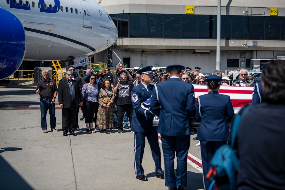 USAF Col. Ernest De Soto Dignified Arrival