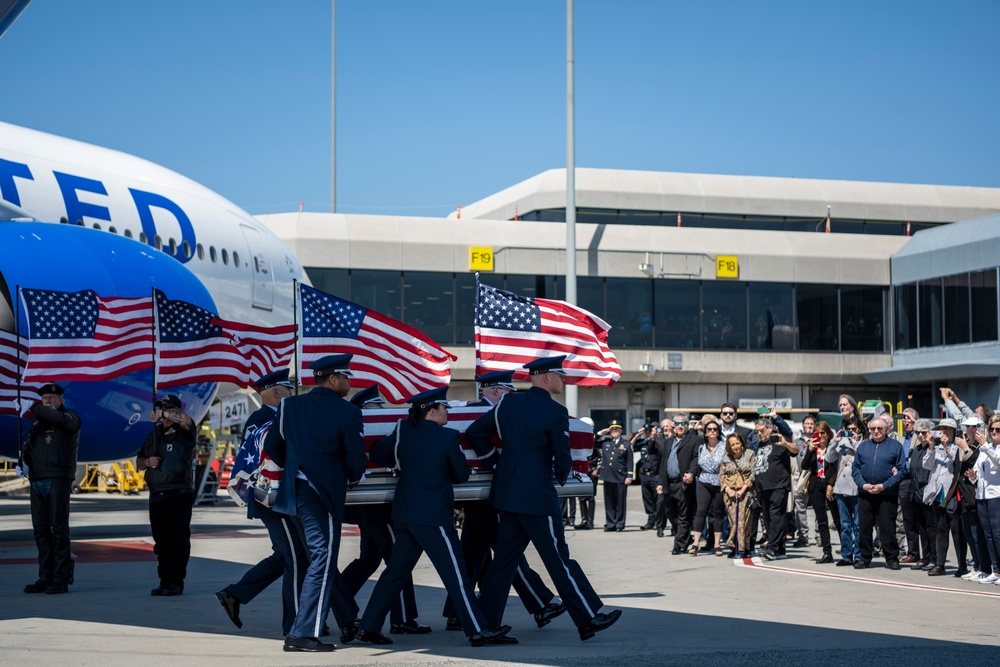 USAF Col. Ernest De Soto Dignified Arrival