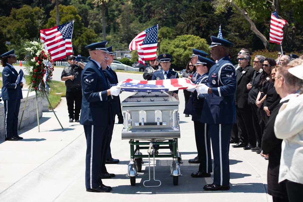 USAF Col. Ernest De Soto funeral