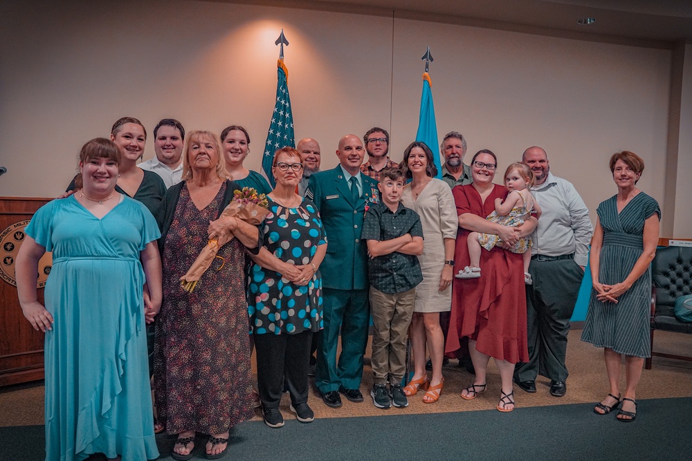 688th Cyberspace Wing Command Chief retires