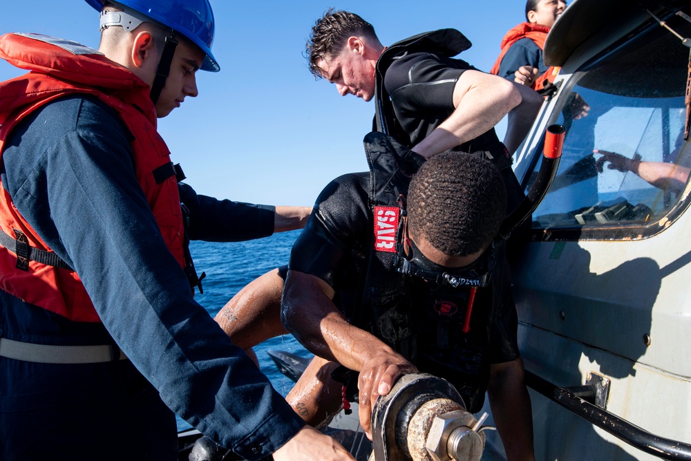 USS America (LHA 6) Conducts Small Boat Operations