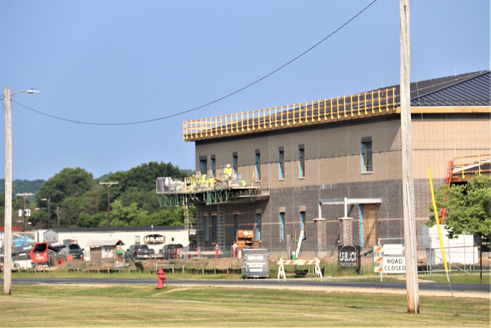 June 2023 construction operations of $11.96 million transient training brigade headquarters at Fort McCoy