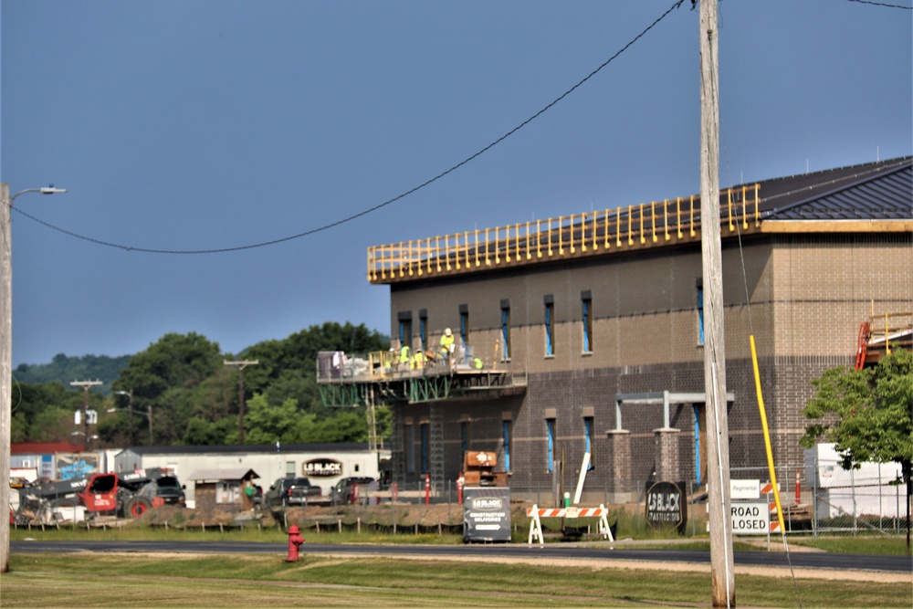 June 2023 construction operations of $11.96 million transient training brigade headquarters at Fort McCoy