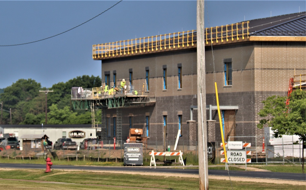 June 2023 construction operations of $11.96 million transient training brigade headquarters at Fort McCoy