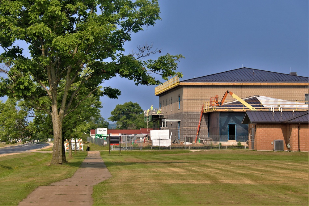 June 2023 construction operations of $11.96 million transient training brigade headquarters at Fort McCoy