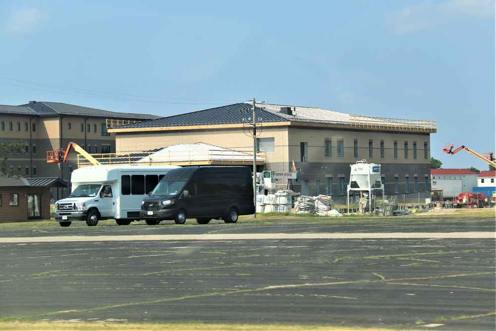 June 2023 construction operations of $11.96 million transient training brigade headquarters at Fort McCoy