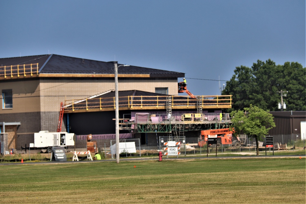 June 2023 construction operations of $11.96 million transient training brigade headquarters at Fort McCoy