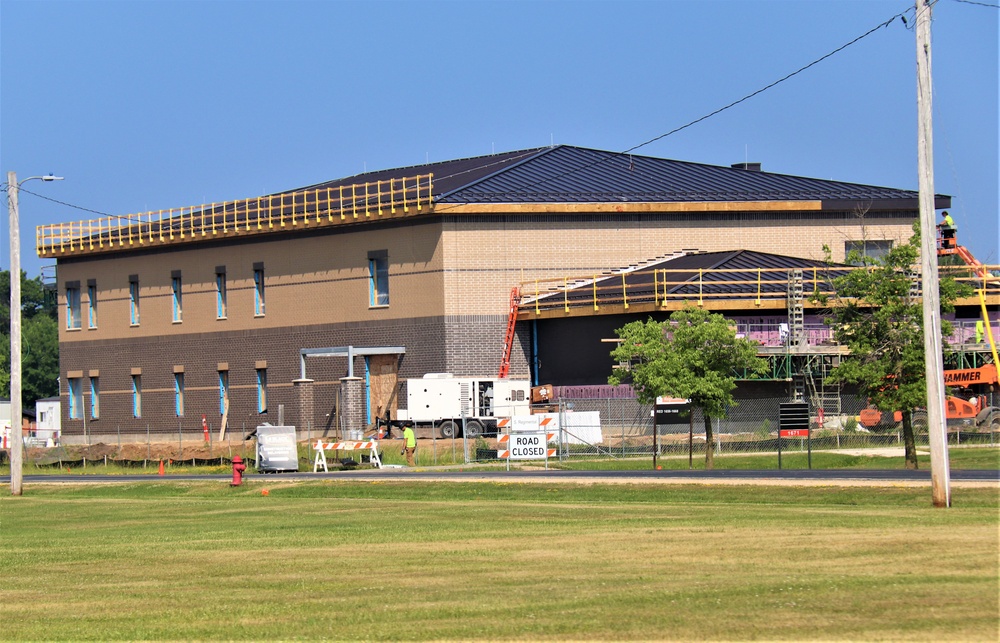 June 2023 construction operations of $11.96 million transient training brigade headquarters at Fort McCoy