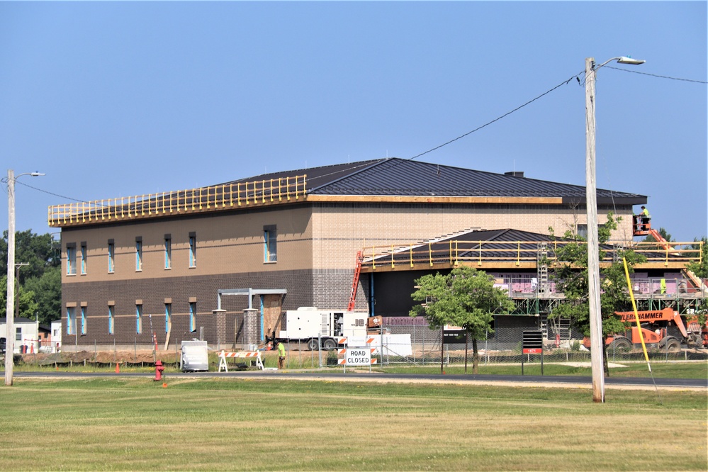 June 2023 construction operations of $11.96 million transient training brigade headquarters at Fort McCoy