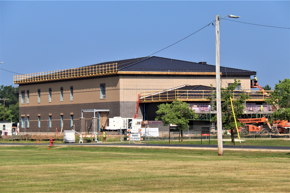 June 2023 construction operations of $11.96 million transient training brigade headquarters at Fort McCoy