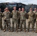 U.S. Airmen pose for a photo at exercise Air Defender 2023
