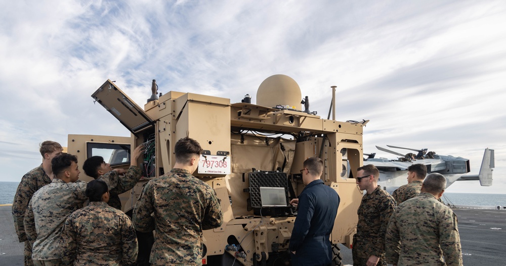 Ground Network On The Move aboard the USS America