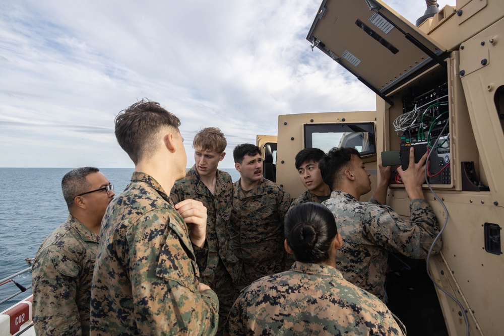 Ground Network On The Move aboard the USS America