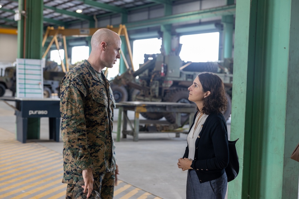 Assistant SECDEF Dr. Mara E. Karlin visits MRF-D