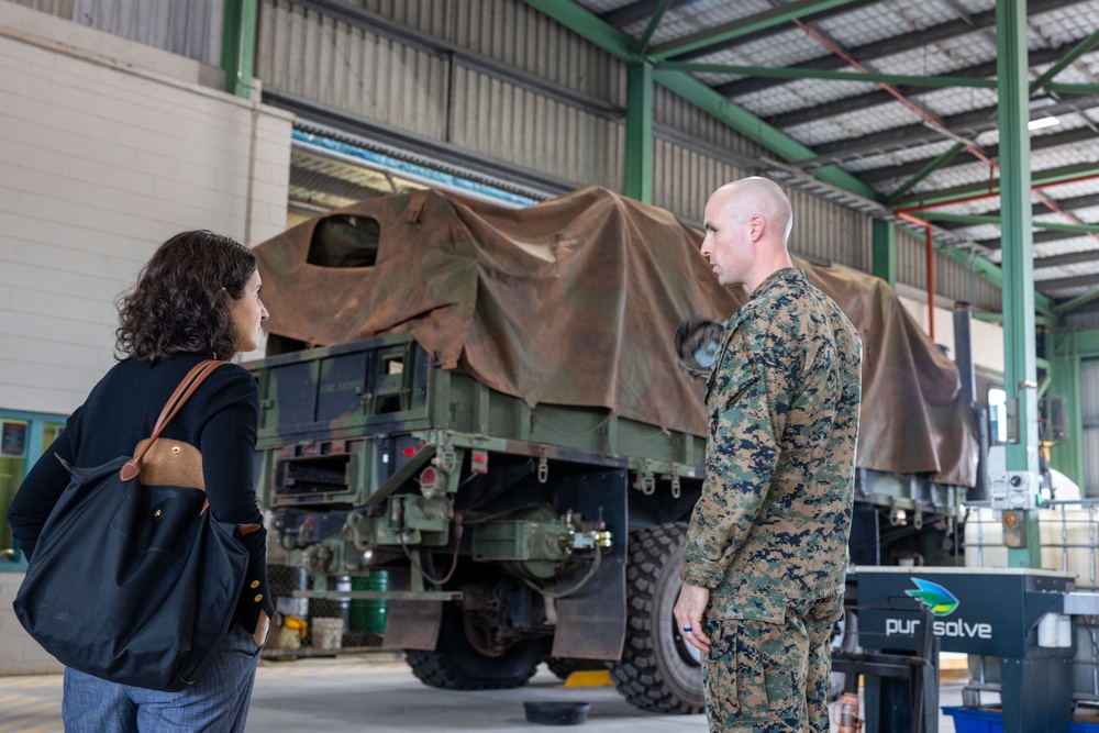 Assistant SECDEF Dr. Mara E. Karlin visits MRF-D