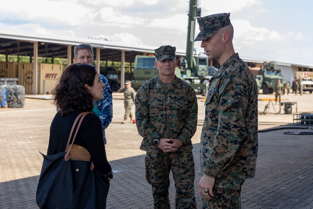 Assistant SECDEF Dr. Mara E. Karlin visits MRF-D