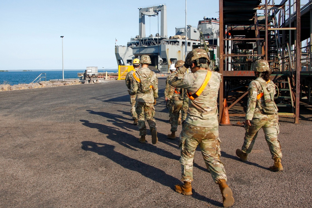 Port Operations in Darwin, Australia