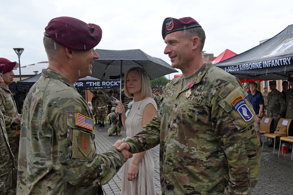 173rd Airborne Brigade Award Ceremony